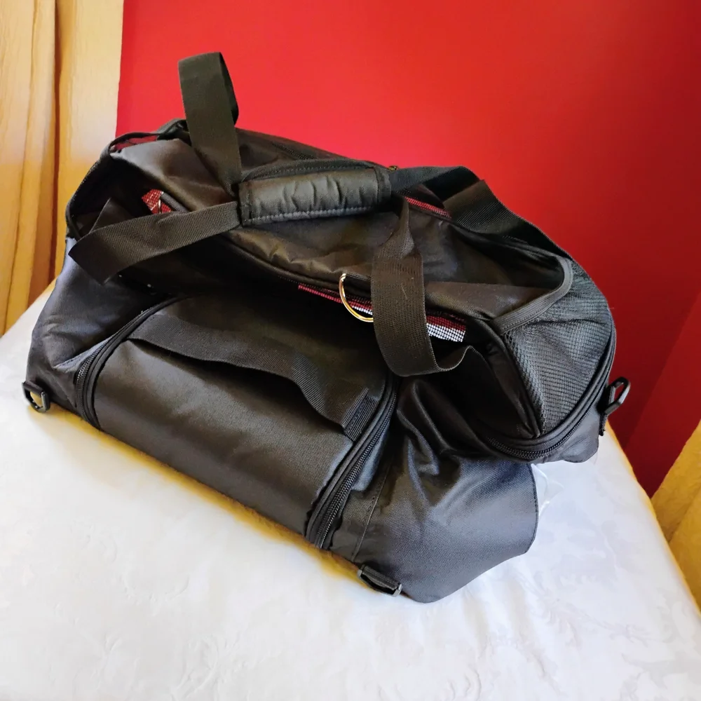 Portable Black Pet Carrier
